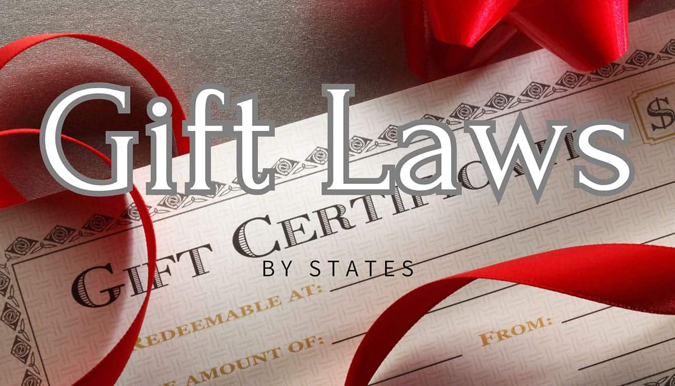 laws for gift certificates