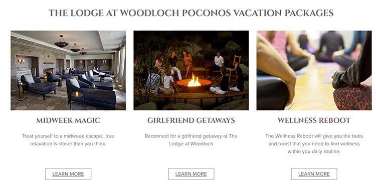 lodge at woodloch spa deals