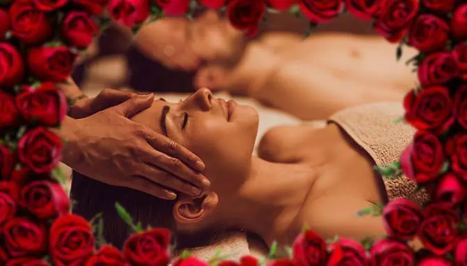 romantic couples massage