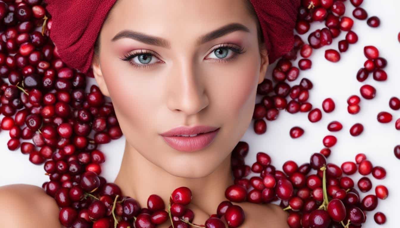 cranberries mask for glowing skin