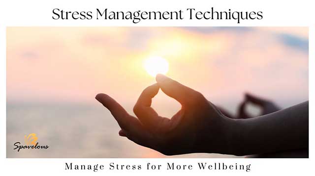 manage stress for more wellbeing