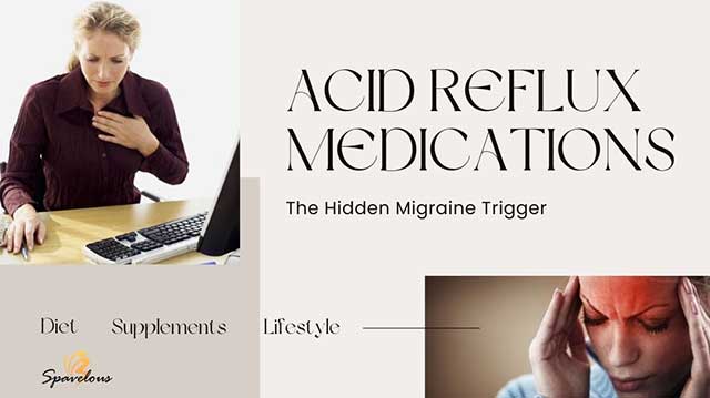 acid reflux meds to increased migraine risk