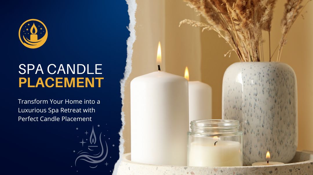 home spa candle placement
