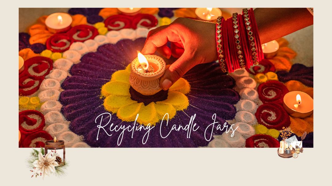 transforming recycling candle jars